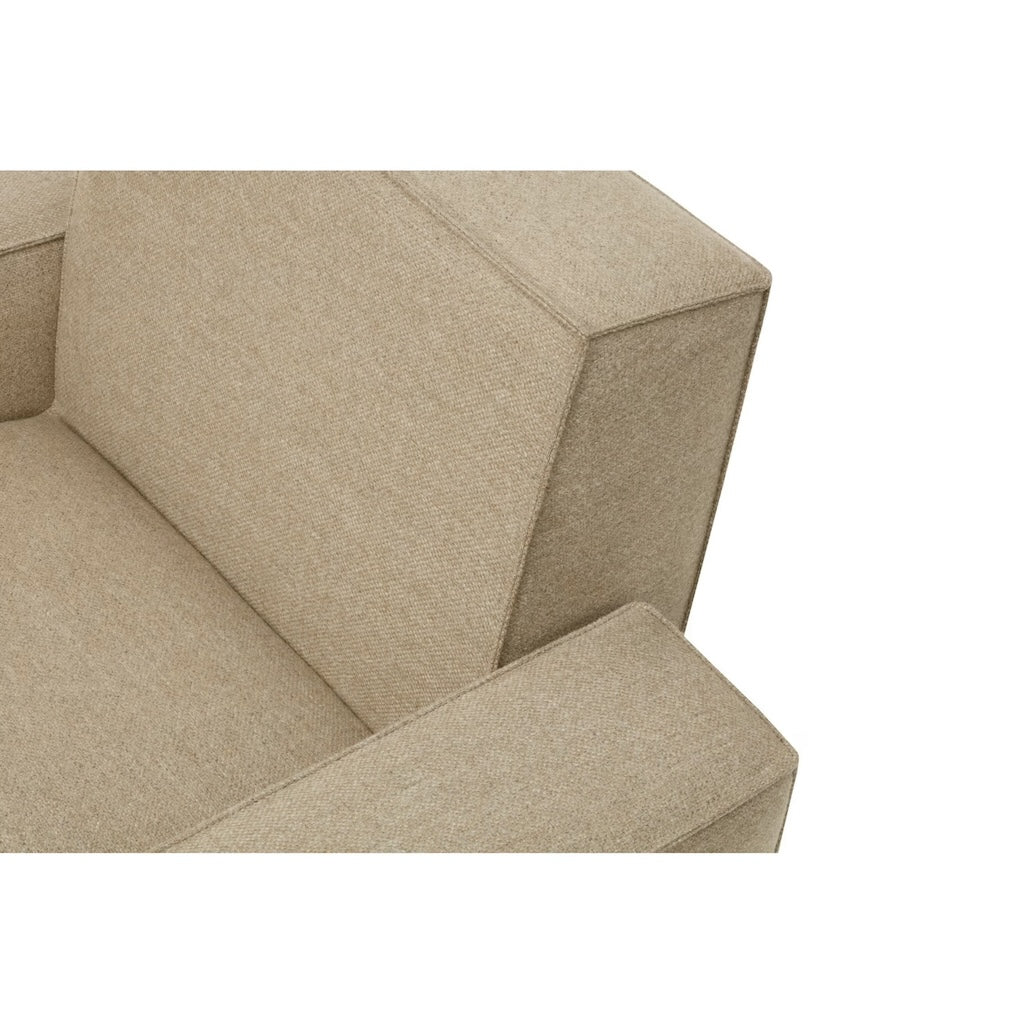 Hunk Armchair - low, wide lounge armchair