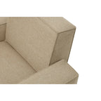 Hunk Armchair - low, wide lounge armchair