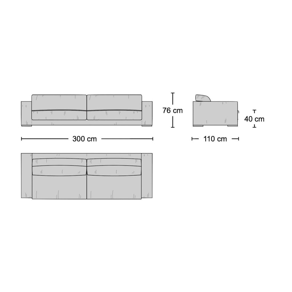 Budapest Sofa - curved statement sofa from Nue Modern
