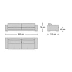 Budapest Sofa - curved statement sofa from Nue Modern