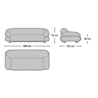 Sesann 2-Seater Sofa - quilted two-seater from Nue Modern