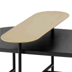 JH7 Palette Coffee Table - organic-shaped tops at different levels