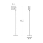 Flagpole Floor Lamp - tall floor lamp from Nue Modern