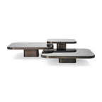 Bow Coffee Table in bronze - Guilherme Torres-inspired table with an arched base