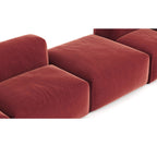 Le Mura Sofa Comb 3 - floor-hugging platform and rounded volumes