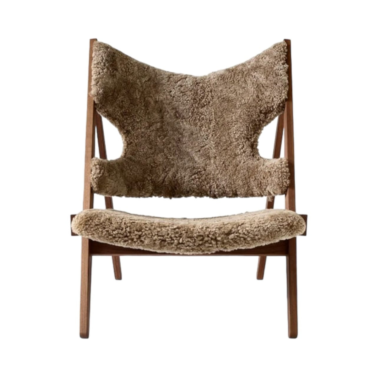 Knitting Lounge Chair - Ib Kofod-Larsen-inspired armless easy chair