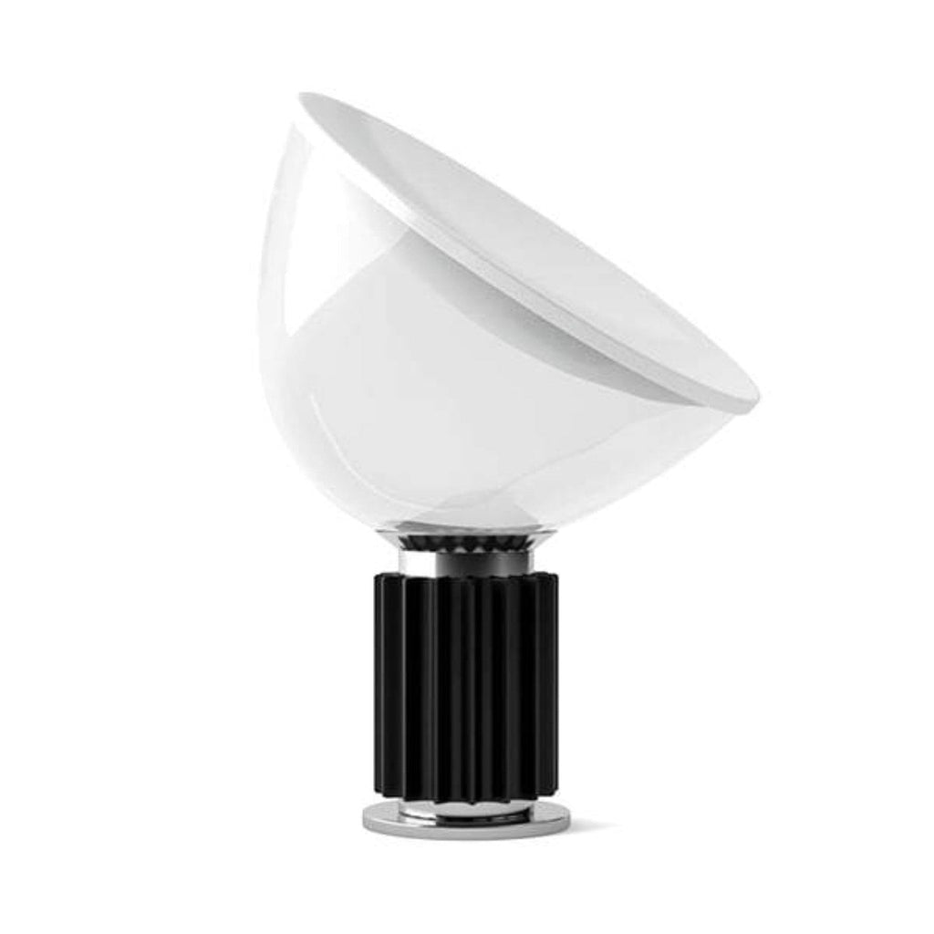 Taccia Table Lamp - glass bowl diffuser resting on the base