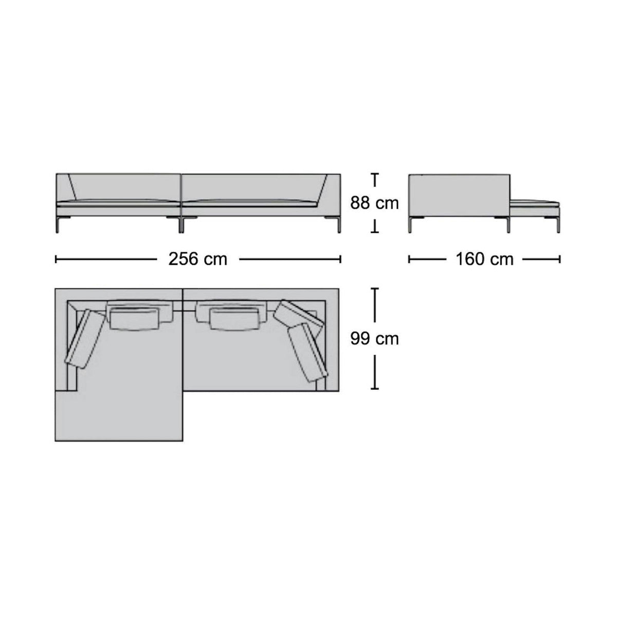 John Corner Sofa - corner sofa from Nue Modern