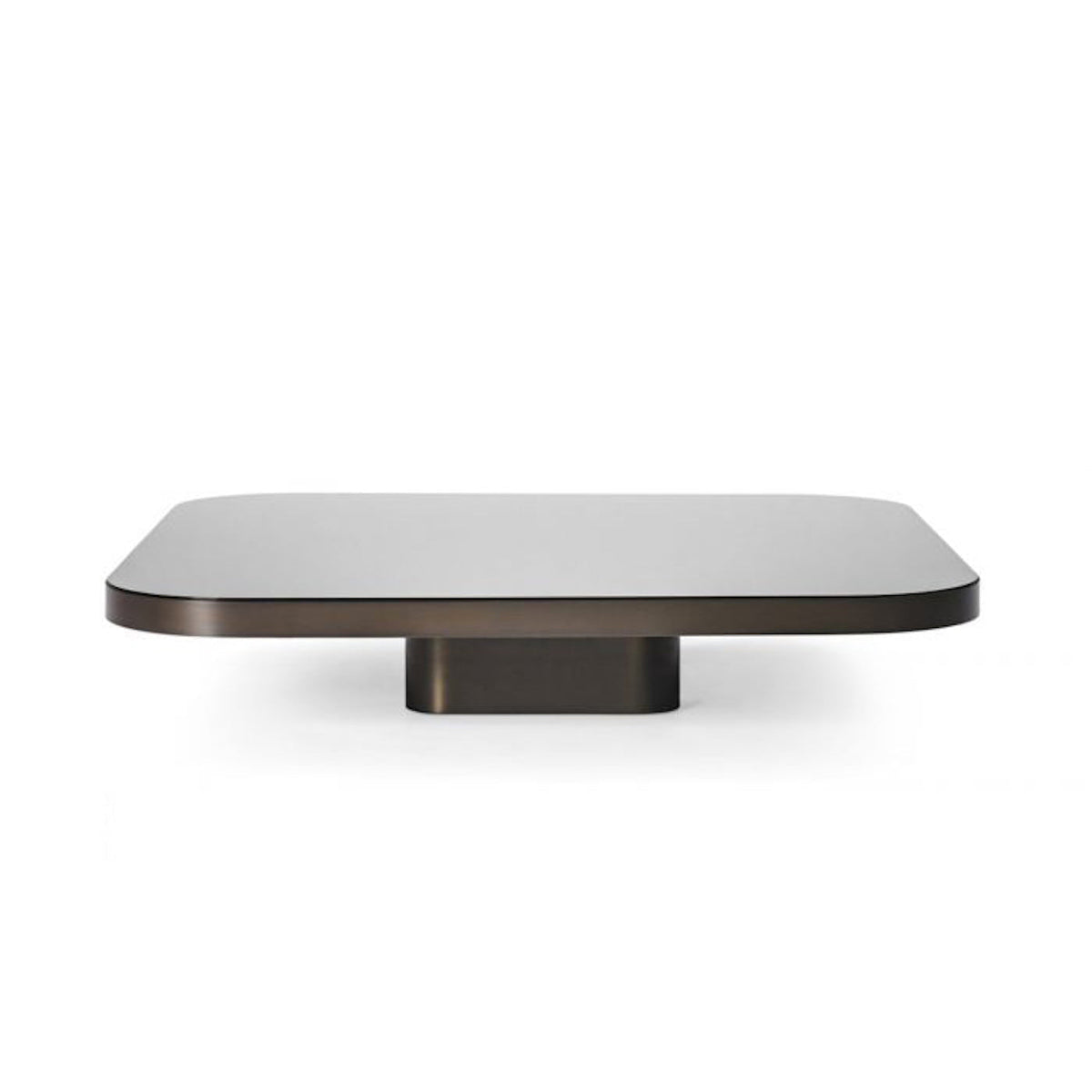 Bow Coffee Table in bronze - sculptural low table from Nue Modern