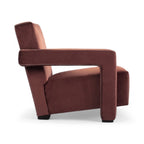 Utrecht Armchair - canted back and wide flat arms