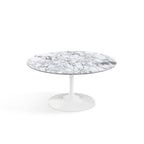 Pedestal Low Table - Marble Top - available with a Verde Alpi marble top