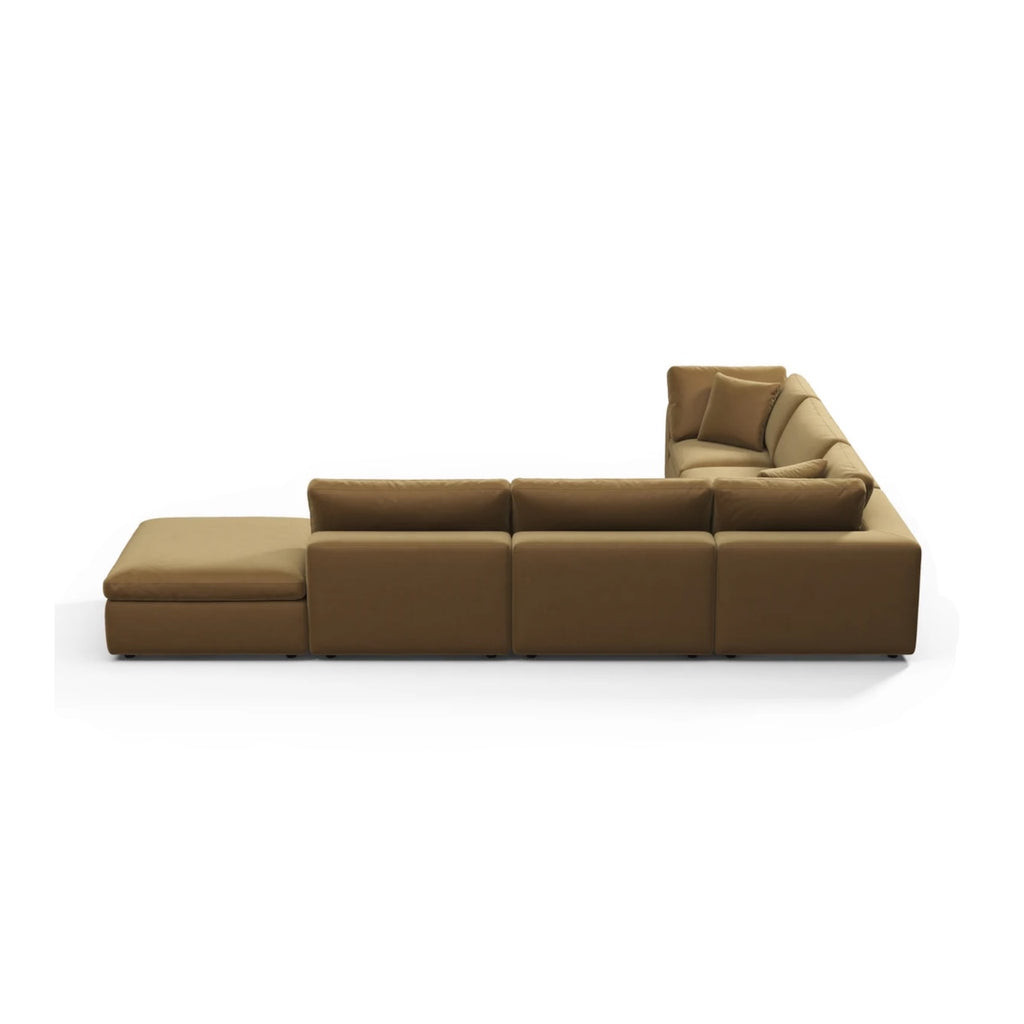 Cloud Modular L-Shaped Sofa - chaise end for stretching out