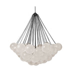 Cloud Chandelier - soft, glare-free light from concealed bulbs