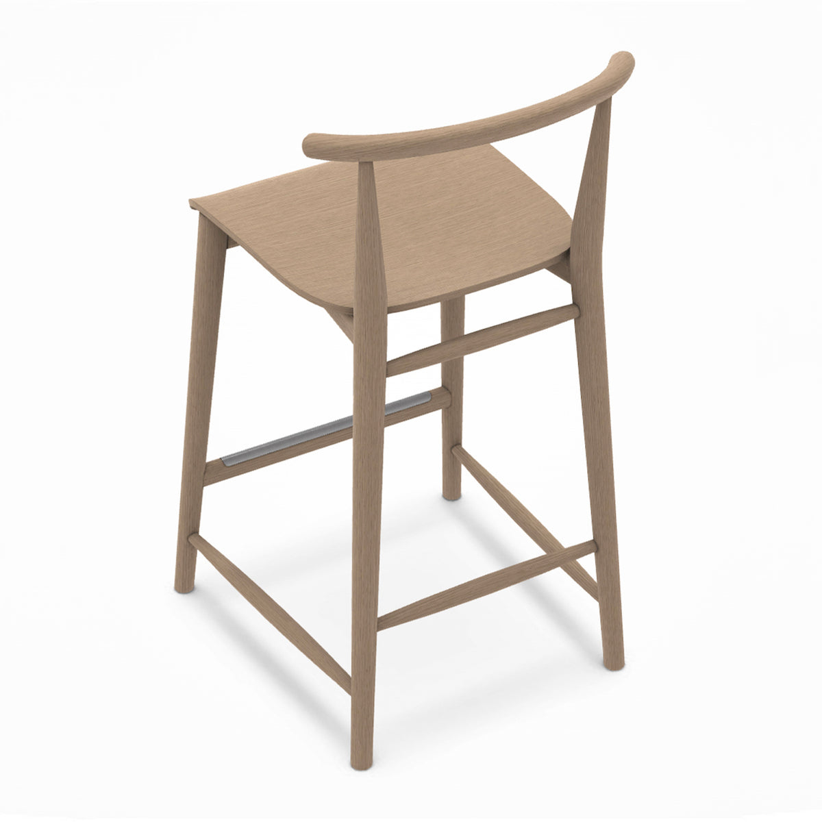 Jens Barstool - well-placed footrest