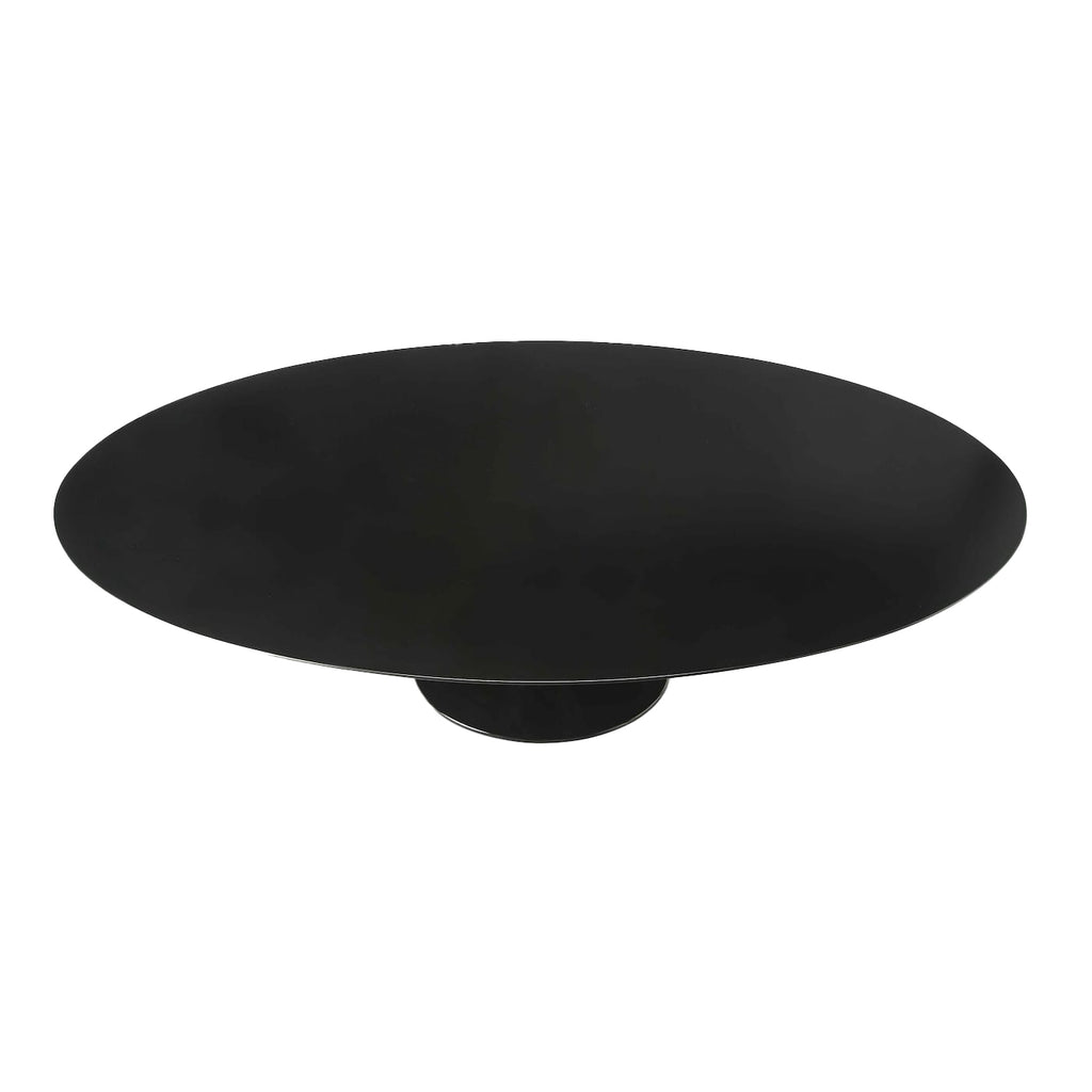 Oval Pedestal Dining Table - available in white or black