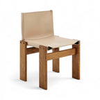 Monk Dining Chair - solid timber frame with a slung seat and back