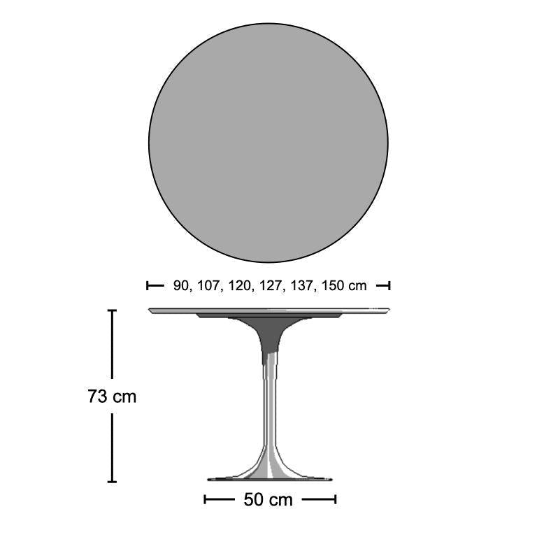 Pedestal Dining Table - round pedestal table from Nue Modern