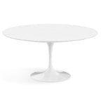 Pedestal Dining Table - black or white top and base