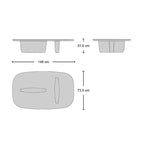 Tobi Coffee Table - balanced proportions