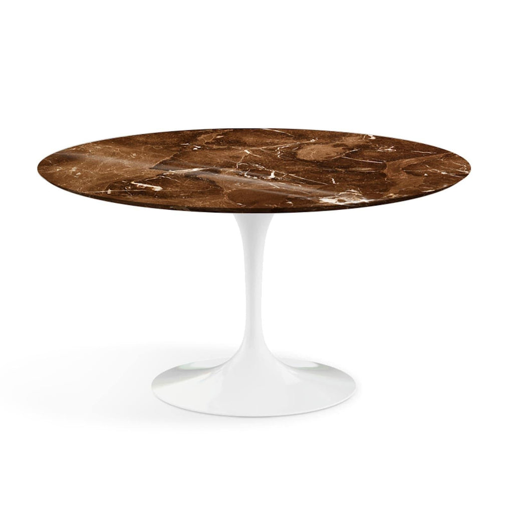 Pedestal Dining Table - Marble Top - available with a Carrara marble top