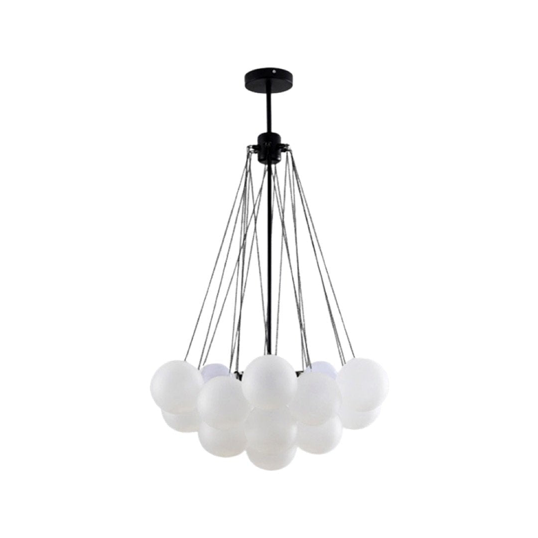 Cloud Chandelier - available in gold or black body finish