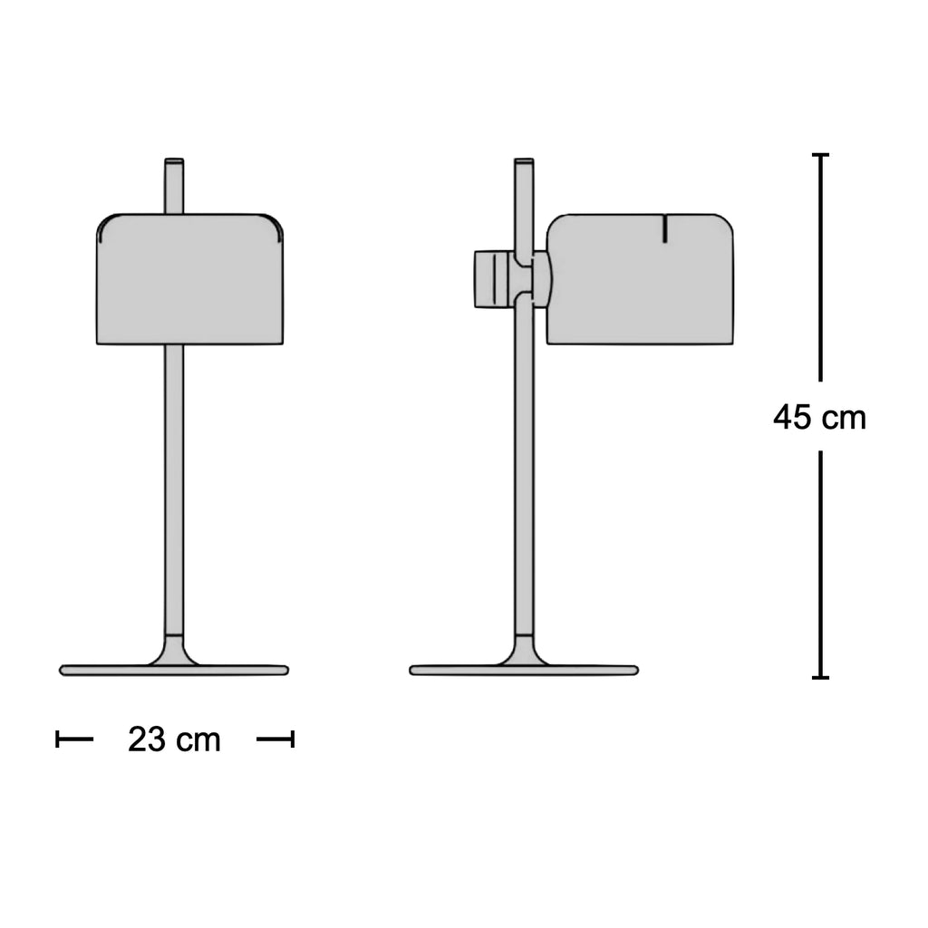 Mini Coupe Table Lamp - cropped-dome table lamp from Nue Modern