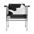 LC1 Armchair - Le Corbusier-inspired sling chair with pivoting back