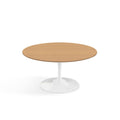 Pedestal Low Table - Wood Top - Eero Saarinen-inspired wooden coffee table