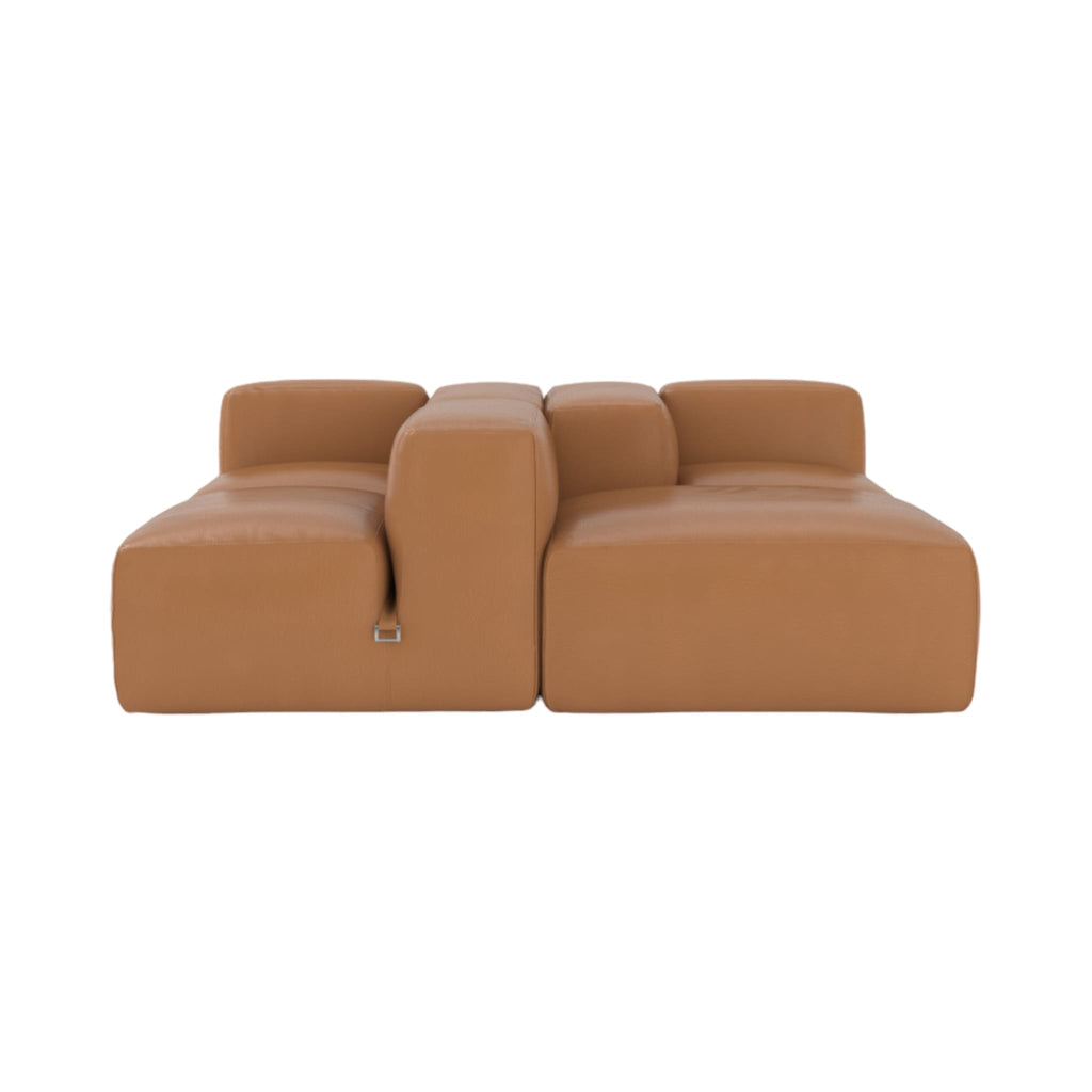 Le Mura Sofa Comb 4 - seats framed by upholstered walls