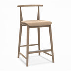 Jens Barstool - clean, sturdy frame with footrest