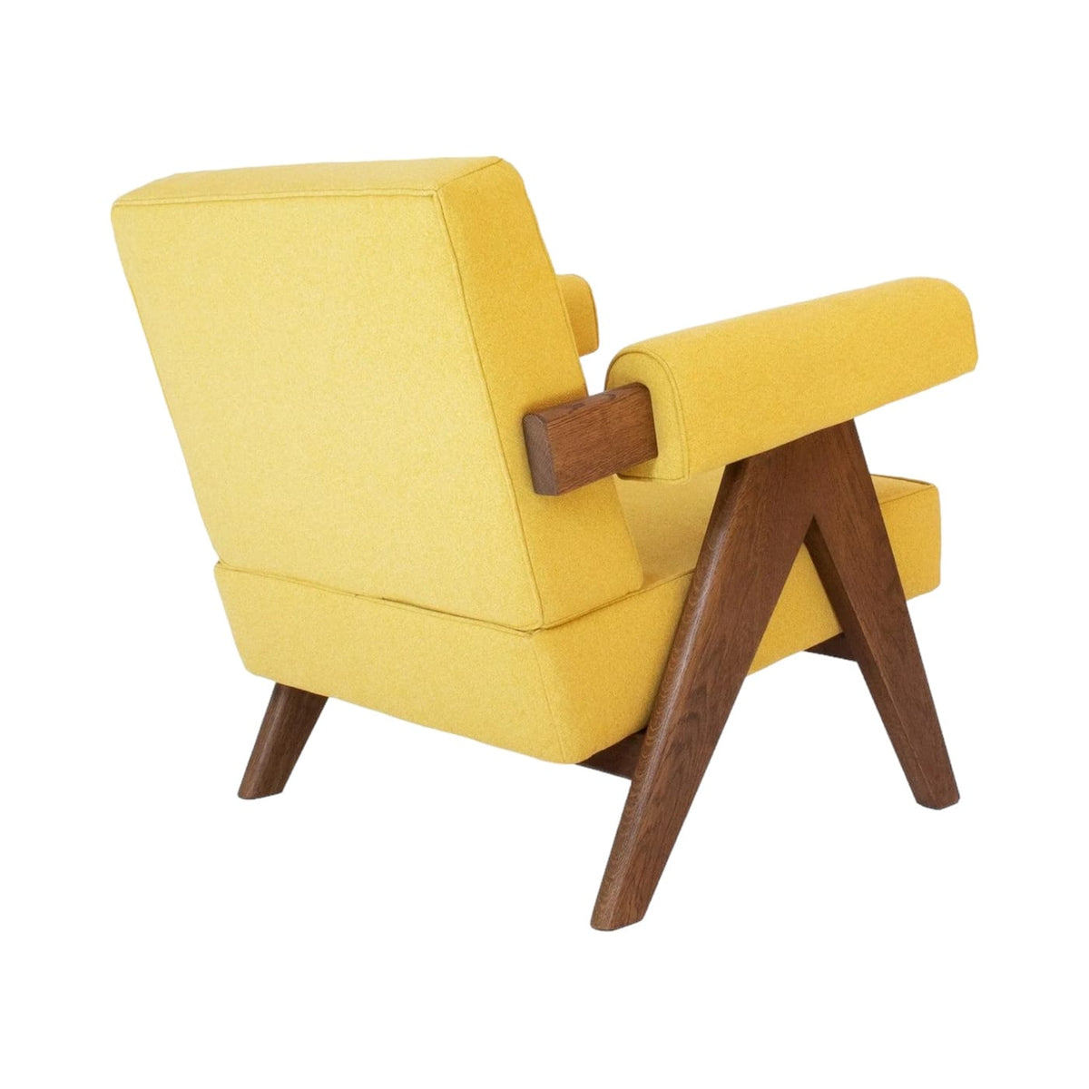 Capitol Armchair - solid wood frame with Chandigarh-era inspired detailing