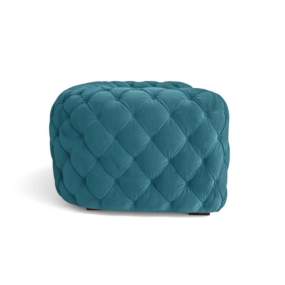 Chester Moon Armchair - low, rounded chesterfield-style armchair