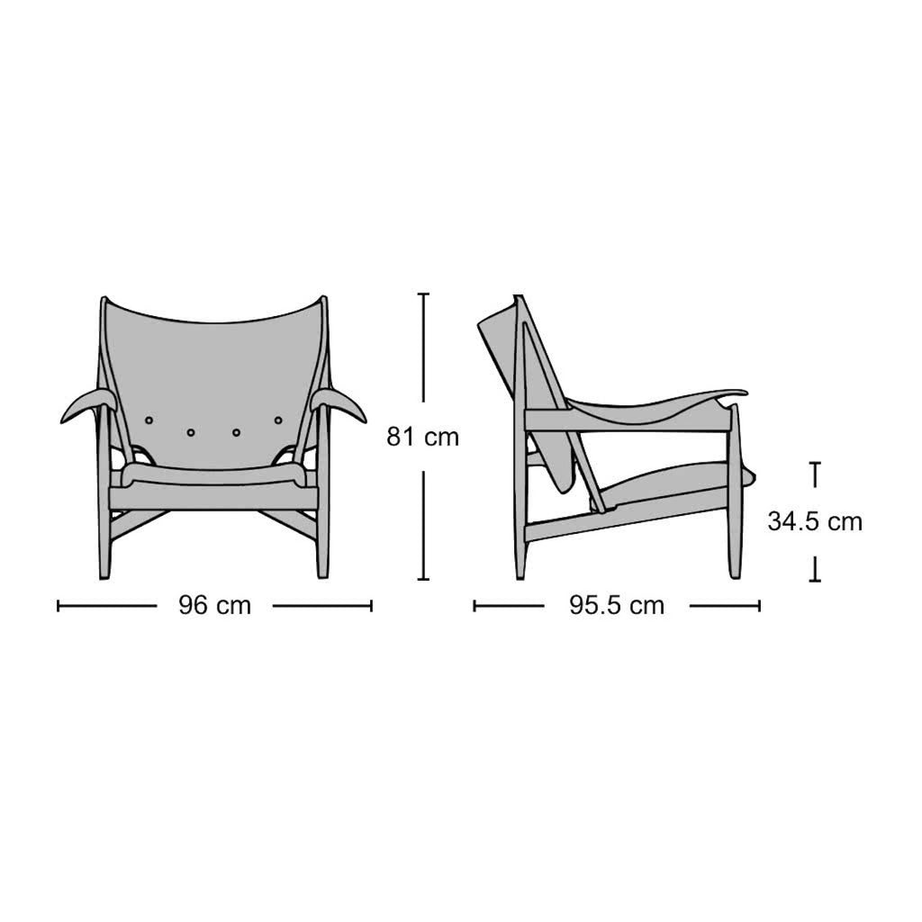 Chieftains Chair - commanding leather lounge chair from Nue Modern