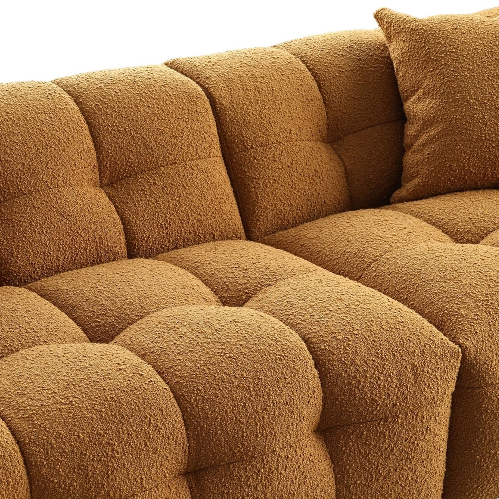 Boba 3-Seater Sofa - full-length rounded sofa with softened edges