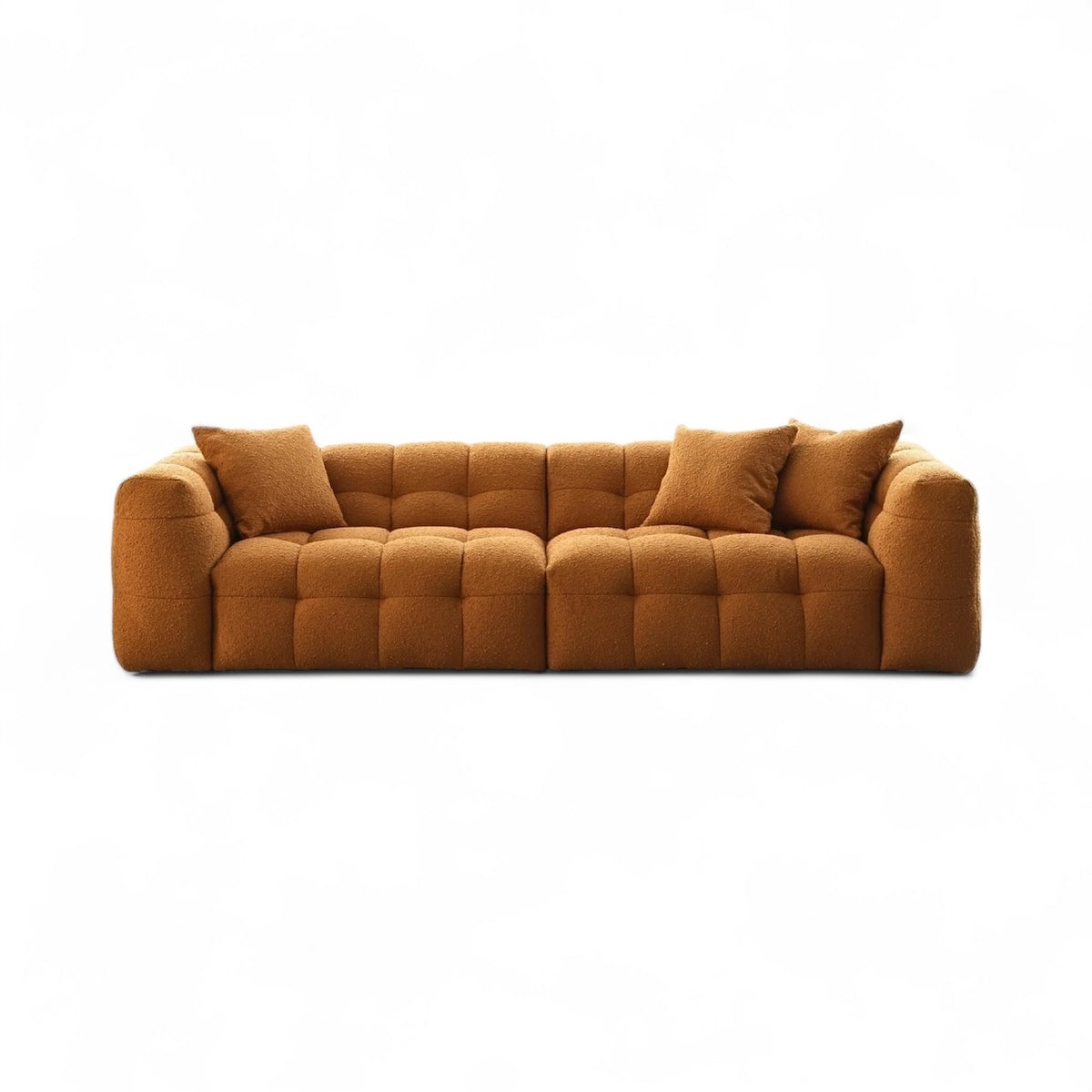 Boba 3-Seater Sofa - three plump, rounded seats with softly curved lines