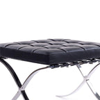 Barcelona Stool - modernist footstool and occasional seat in one