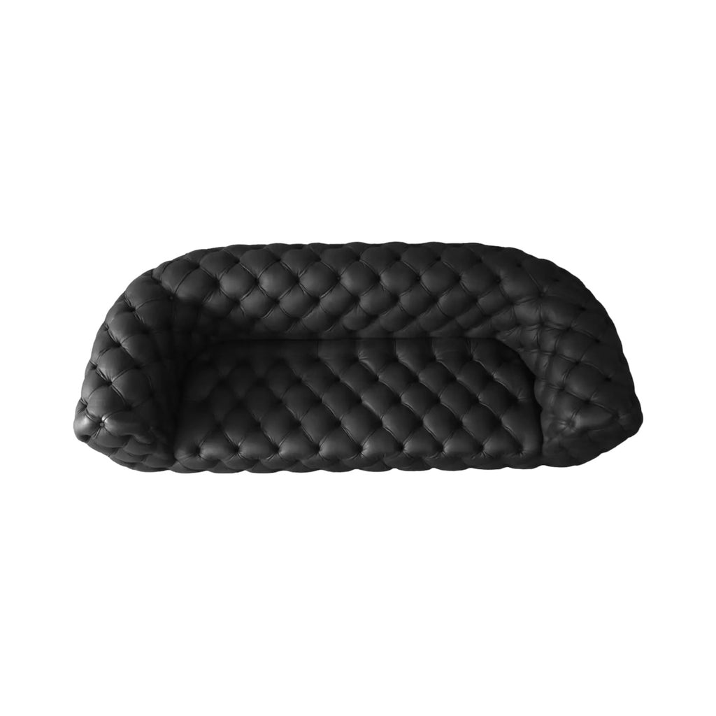 Chester Moon 2-Seater Sofa - compact quilted sofa for smaller spaces
