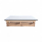 Sengu Large Coffee Table - Japanese-influenced sculptural base