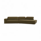 Budapest Large Sectional Sofa - plump cushioning built for full evening occupation