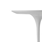 Pedestal Side Table - smooth, level top