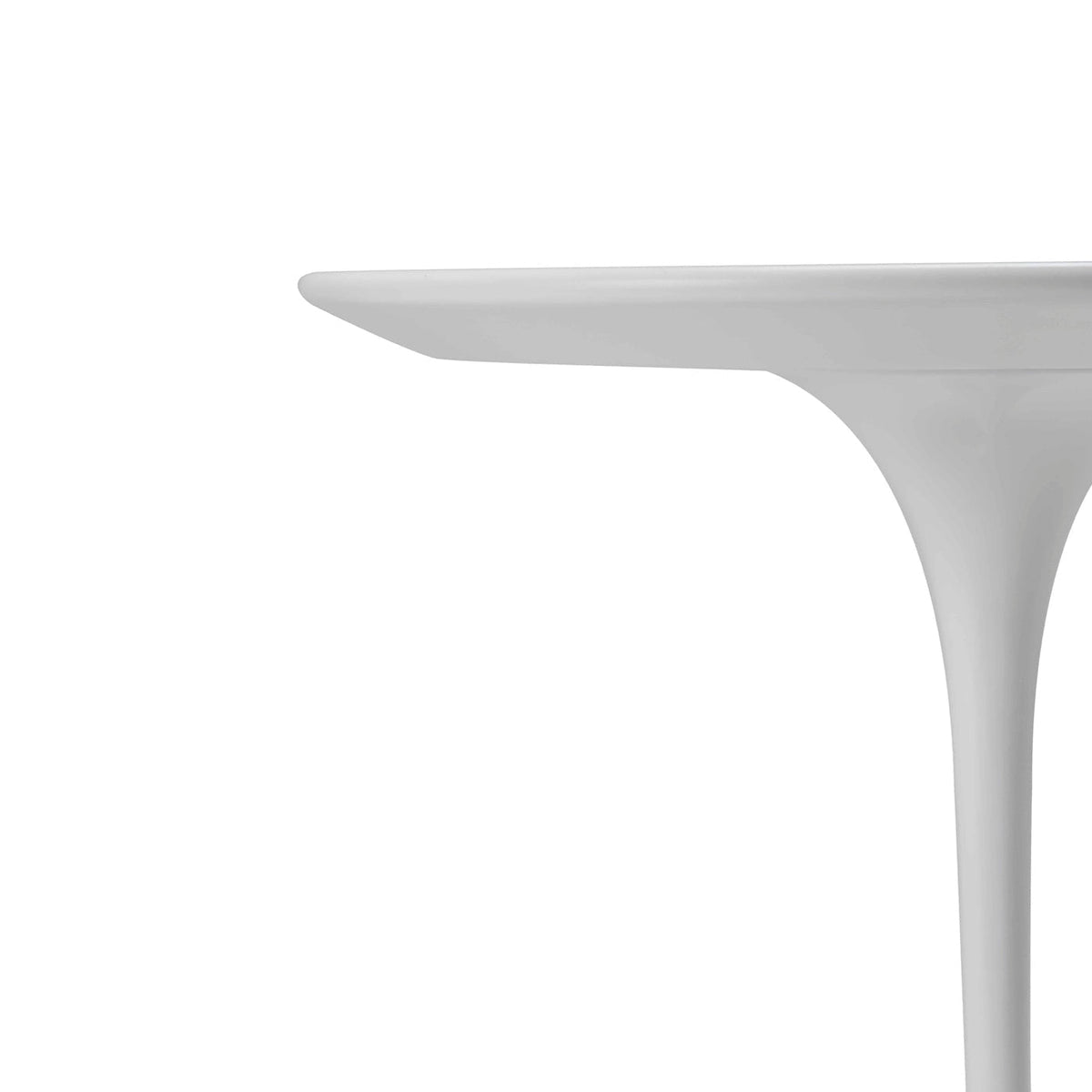 Pedestal Side Table - smooth, level top