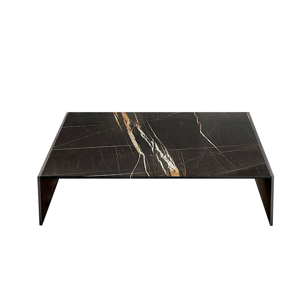 Noir Coffee Table in Sahara Noir Marble | Nue Modern