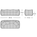 Le Bambole 3-Seater Sofa image 7