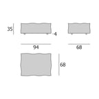 Extrasoft - XS Seat Module - modular sofa piece from Nue Modern