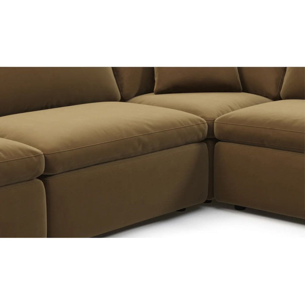 Cloud Modular L-Shaped Sofa - soft cushions in quality upholstery