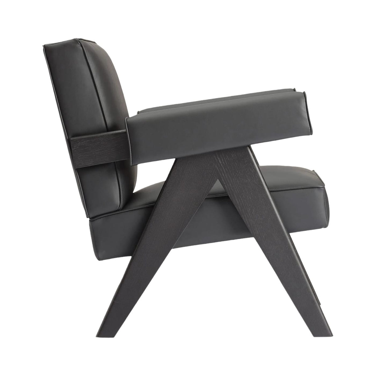 Capitol Armchair - available in oak, walnut and black leather finishes