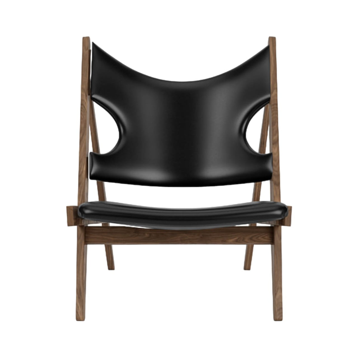 Knitting Lounge Chair - armless sides leaving elbows free