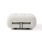 Soriana Ottoman - polished chrome clasp
