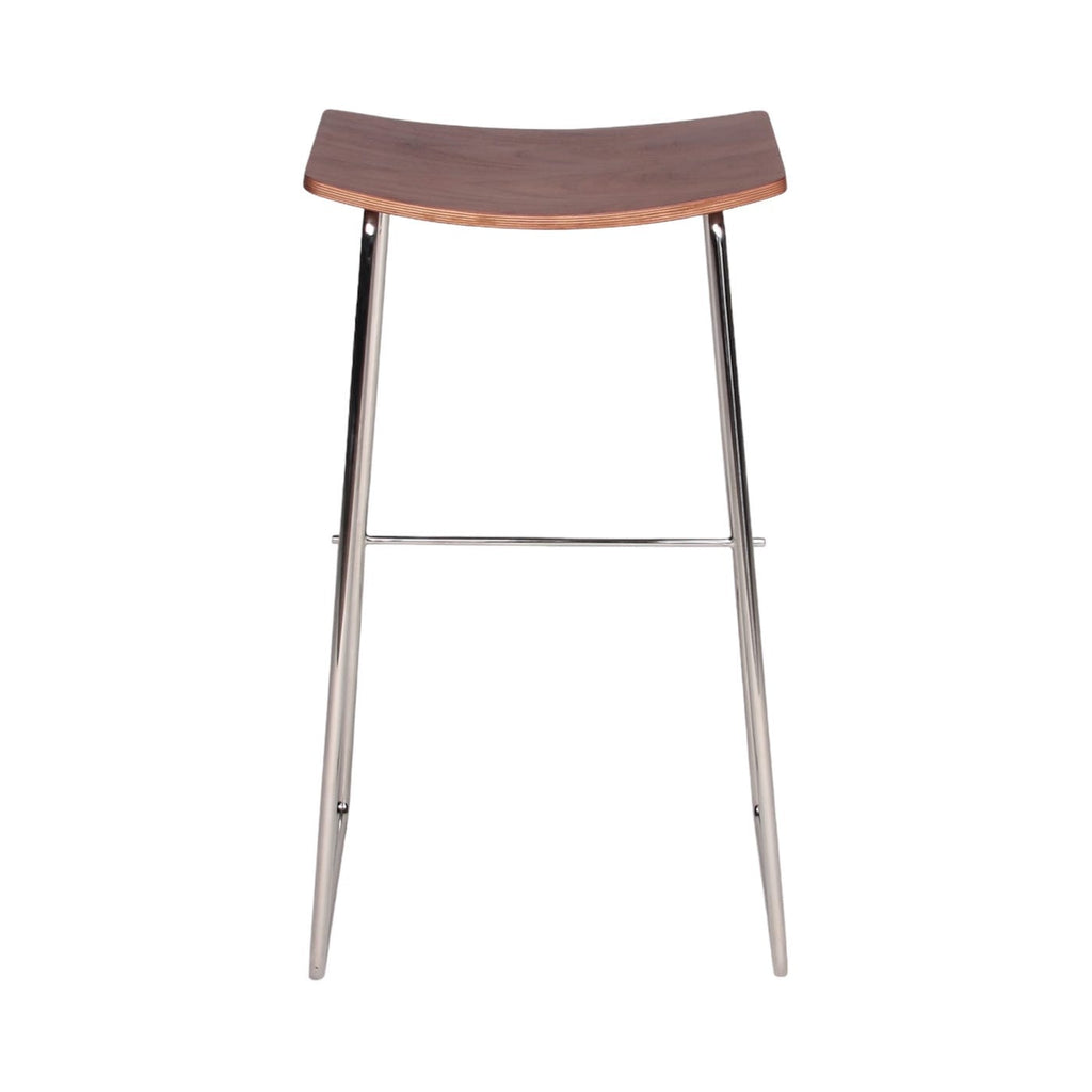 Kees Barstool - upholstered barstool with a curved back