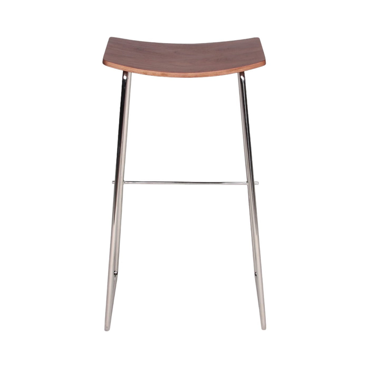 Kees Barstool - upholstered barstool with a curved back
